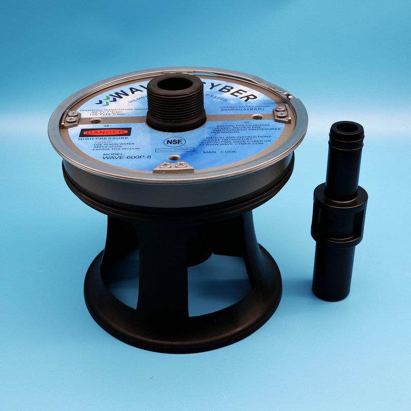 唯赛勃600P高压端盖 净水设备玻璃钢膜壳8040反渗透膜壳端盖