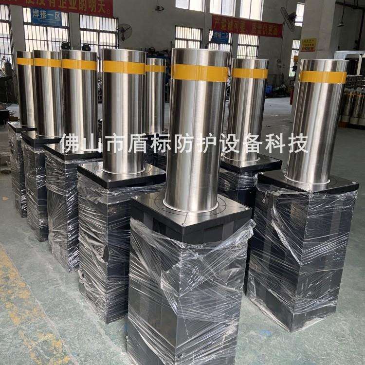厂家供应不锈钢拦截挡车桩 学校挡车防撞路庄 自动液压伸缩升降柱