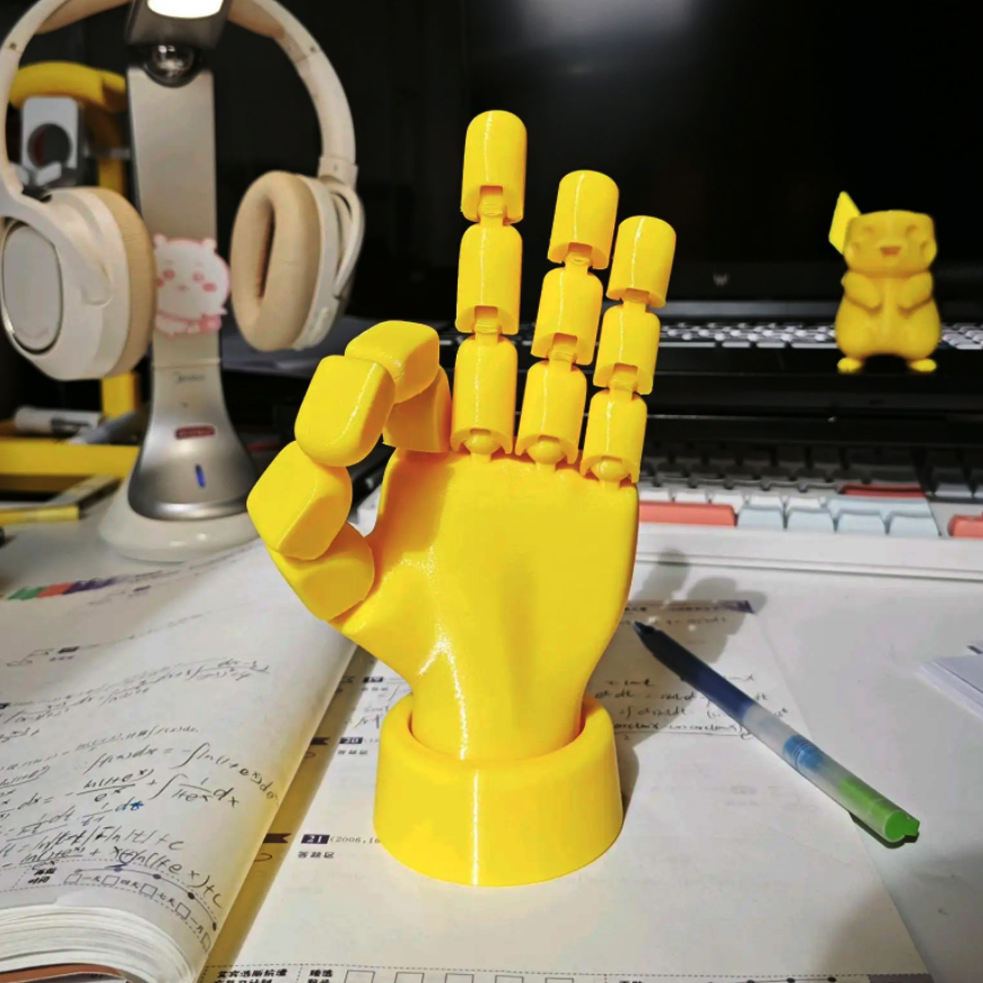 3D打印仿真手指关节模型手办