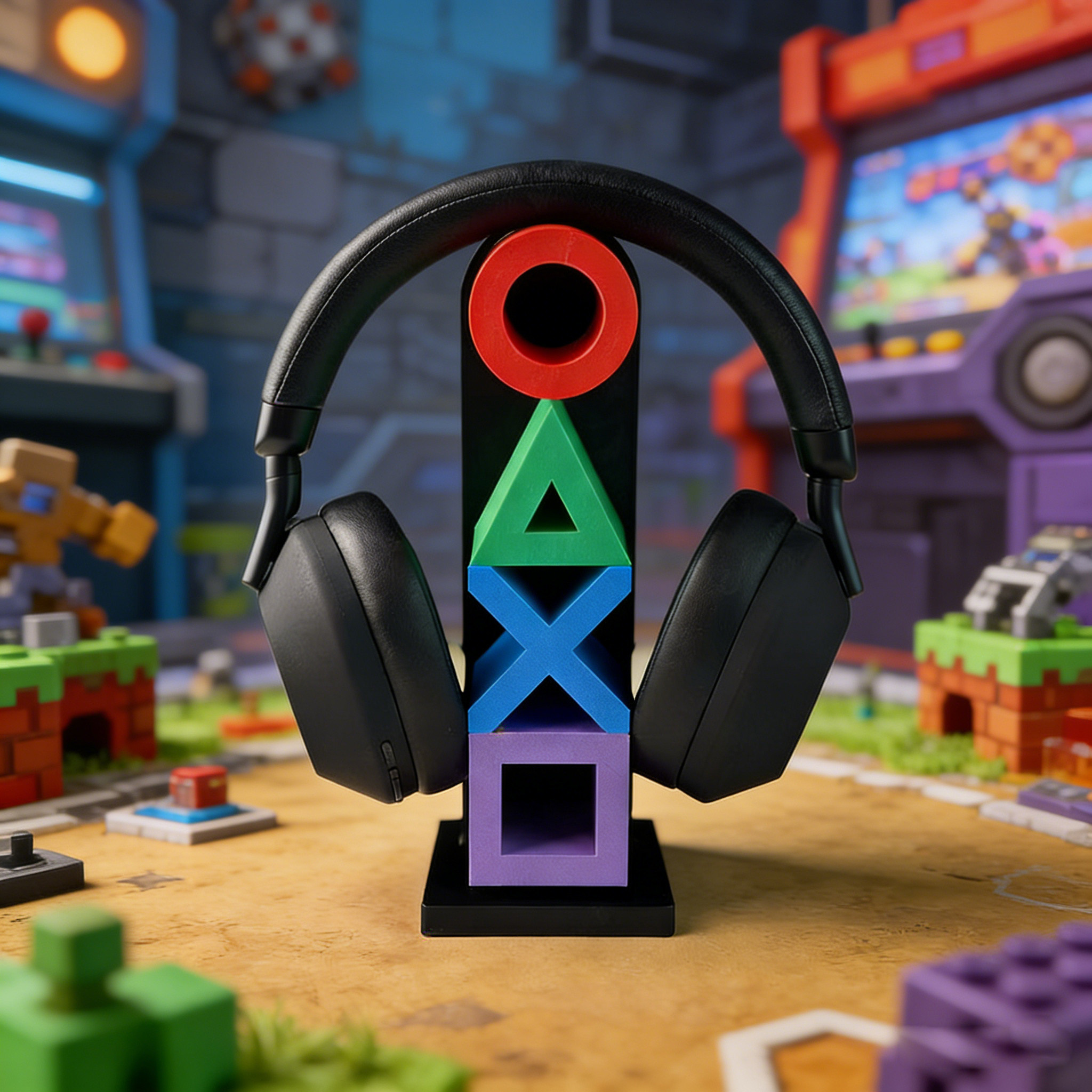 通用耳机挂架索尼PlayStation创意耳机支架电竞游戏桌面摆件配件