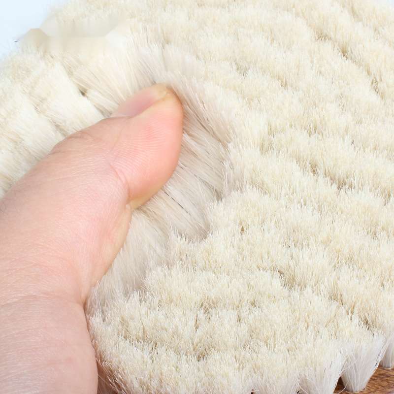 NC圆形马具梳木质柔软马去浮毛刷马具清洁洗澡刷马尾梳理刷子沐浴
