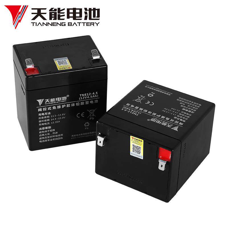 天能蓄电池TNE12-4.512V4.5AH电子秤音响应急照明储能电池