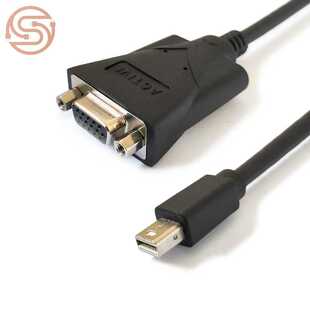 主动式miniDP转vga 转接线mini displayport转vga转换器适用MAC