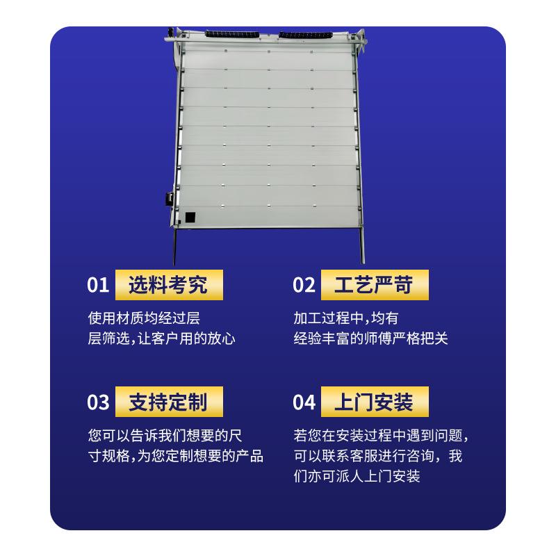 工业提升门大型仓库厂房抗风电动垂直提升门帘自动快速升降门