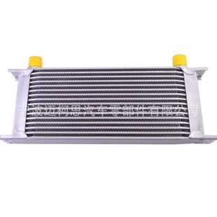 汽车改装AN10英式油冷器16排 16层 16Rows发动机变速箱油冷器套件