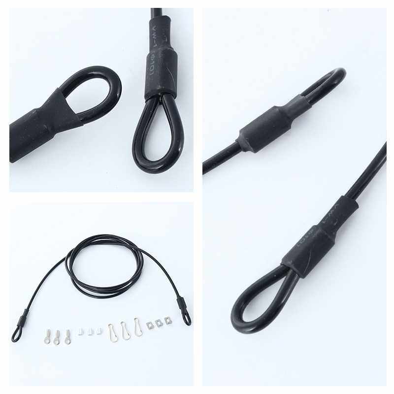 304不绣钢钢丝绳 201压制铝套 包胶纲丝绳 灯具安全绳,基础建材,钢丝绳,淘宝优惠券,粉丝福利购,淘宝优惠卷