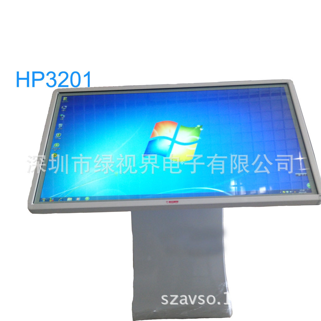 深圳工厂 32寸触摸一体机 网络广告机 高清电视APP动态演示