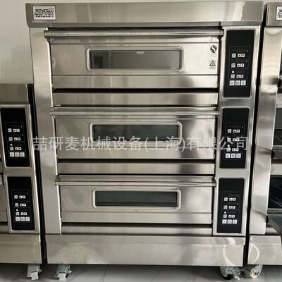分层式烤箱商用三层六盘披萨炉 Pizza Oven 蛋挞披萨玛芬蛋糕烤箱