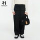 memoryin童装 风直筒长裤 长裤 两个小朋友松紧腰立体口袋百搭工装