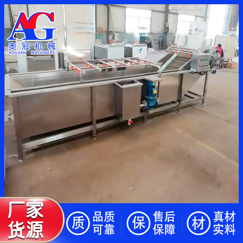 清洗芝麻叶的机器 雪菜清洗5米清洗机 西梅干桑葚干清洗杂质设备