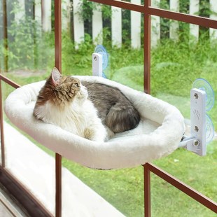 聚悠宠猫窝吊床宠物窝玻璃窗户吊床猫吊床挂床吸盘吊床小猫床睡窝