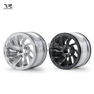 RR10 锁胎夹胎 KM2 KM4 幽灵 2.2寸金属轮毂 SCX10 攀爬车升级