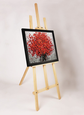 缘色美绘画术素描油画写生木质画架支架式多功能折叠伸缩铁铝画架