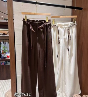 专柜买手珠珠 子 W&A 裤 M258KY011 设计师款 735g