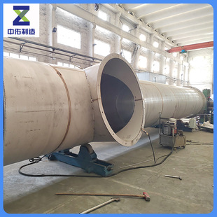 不锈钢预埋管厂家加工生产大型烟囱预埋管道316L2205法兰焊接烟管