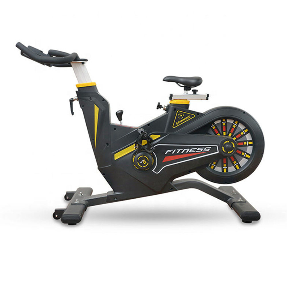 大后备轮单车商用豪华动感单车磁控后置飞轮健身房专用跨境外贸