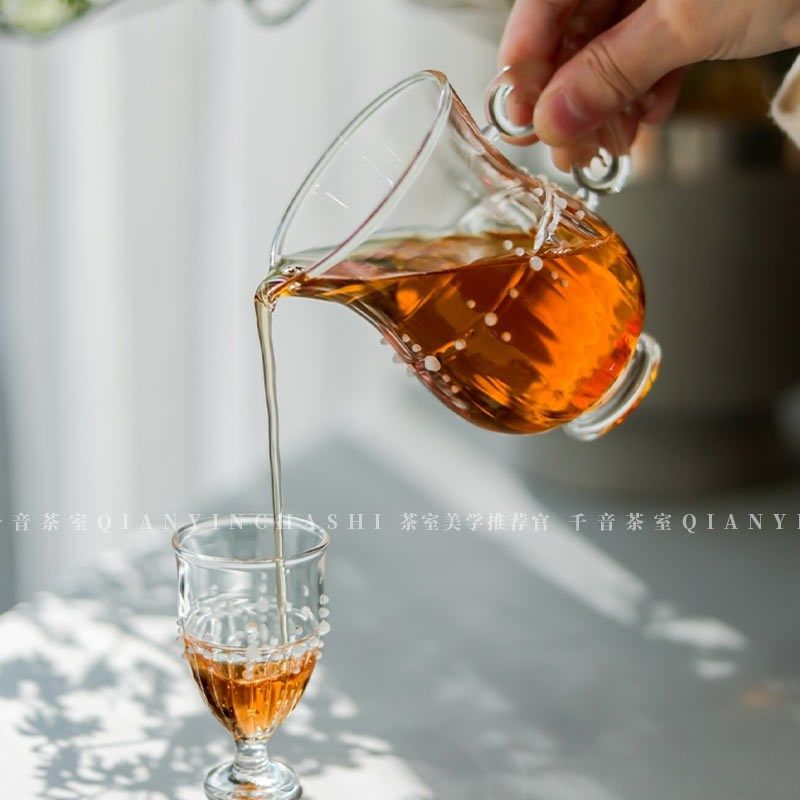 【 朝露公道杯】耐热玻璃分茶器家用高档过滤泡茶茶海中式公杯,餐饮具,茶海,淘宝优惠券,粉丝福利购,淘宝优惠卷