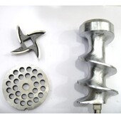 恒基隆12型台式 电动绞肉机商用不锈钢家用碎肉机搅肉机绞馅灌肠机