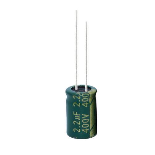 国产 铝电解电容 400V2.2UF 6X12mm 环保插件 电源电脑主板常用