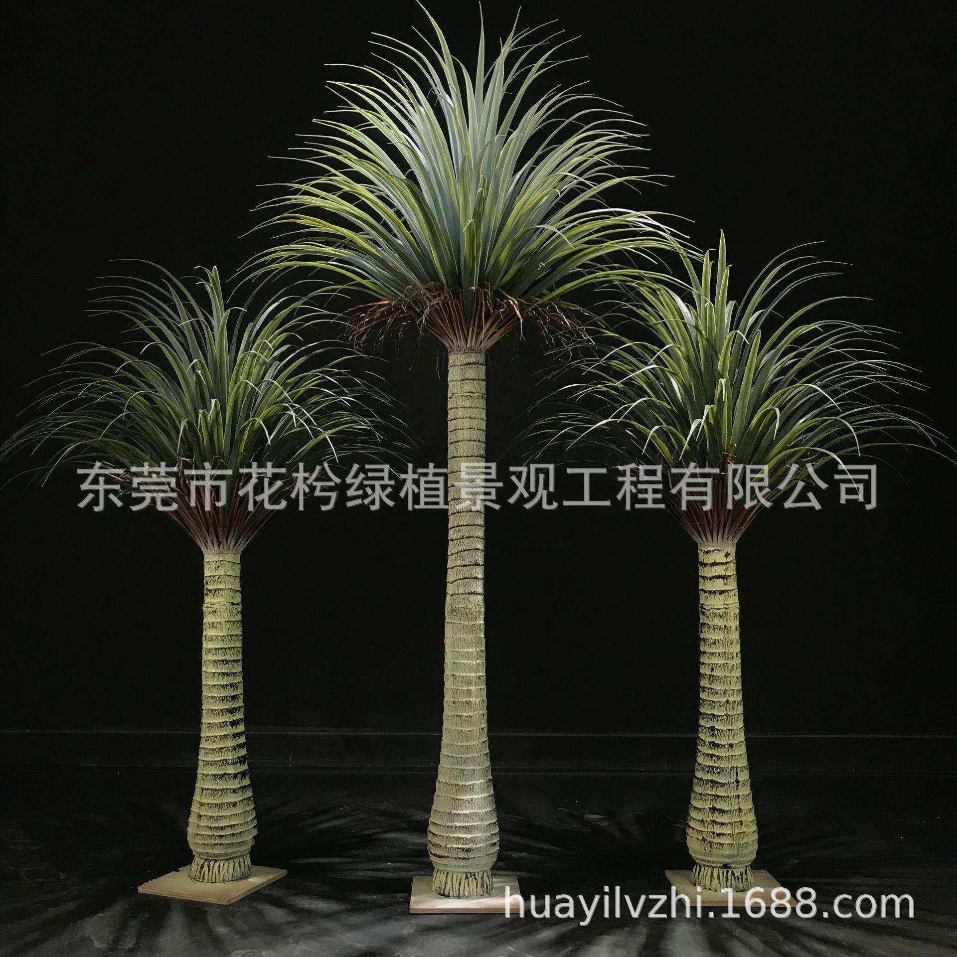 仿真龙须铁丝兰树盆栽龙血铁植物家居装饰景观大型盆栽仿真龙血树