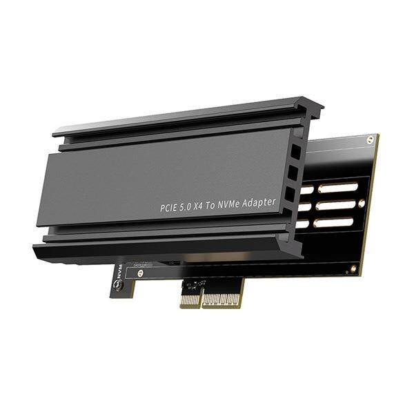 1套 颜色：黑色 材质：PCB+金属 PCI-E5.0转2.0NVME扩展卡 高速扩