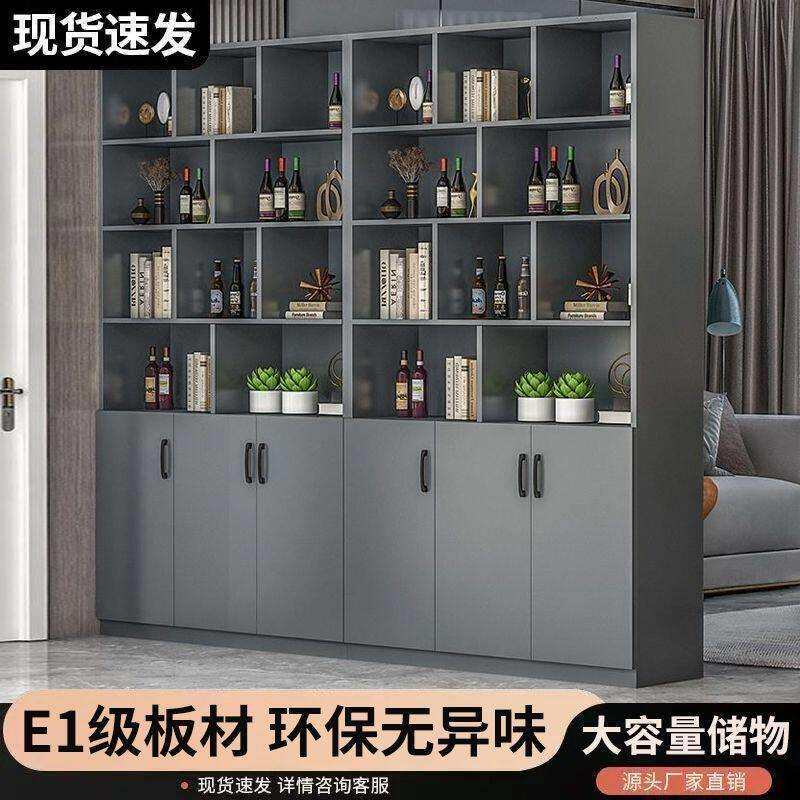 酒柜家用客厅屏风隔断遮挡玄关展示柜落地餐边门厅储物柜书柜跨境