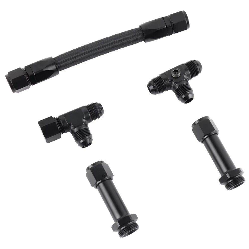 汽车改装AN8 AN6双路燃油轨化油器管路套件Holley 4150化油器配件