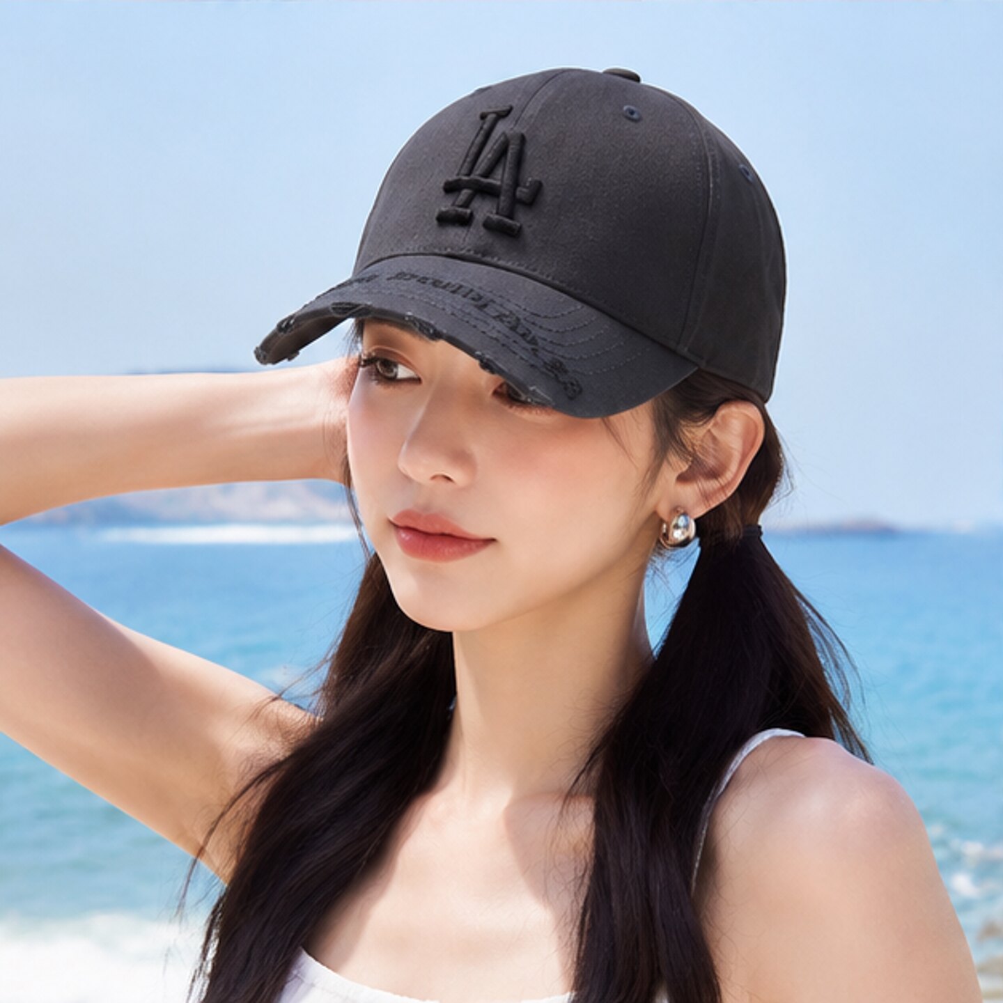 MLB男帽女帽情侣运动帽户外遮阳帽潮流时尚透气休闲棒球帽鸭舌帽