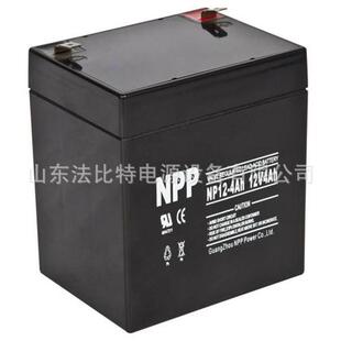 NPP铅酸蓄电池NP12-4Ah广州耐普12V4Ah质保1年 精密仪器