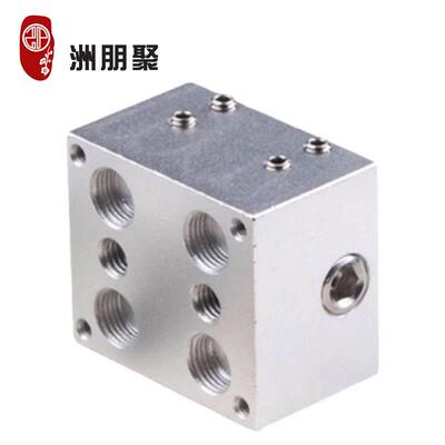 3D打印机配件 Kraken 4多喷头4多色水冷热端挤出机铝块喷嘴