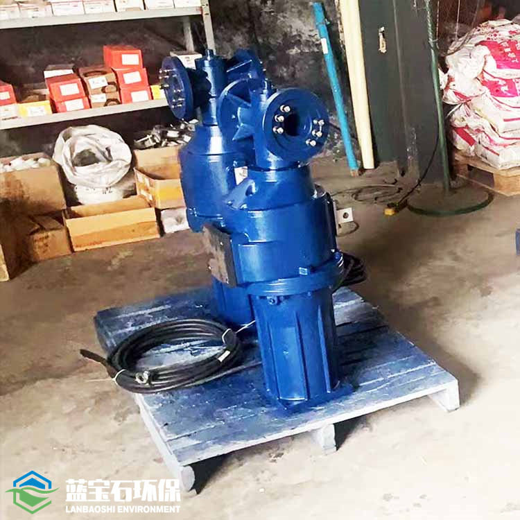 污水处理工程潜水推进器QDT1800两叶螺旋桨式低速推流器防缠绕
