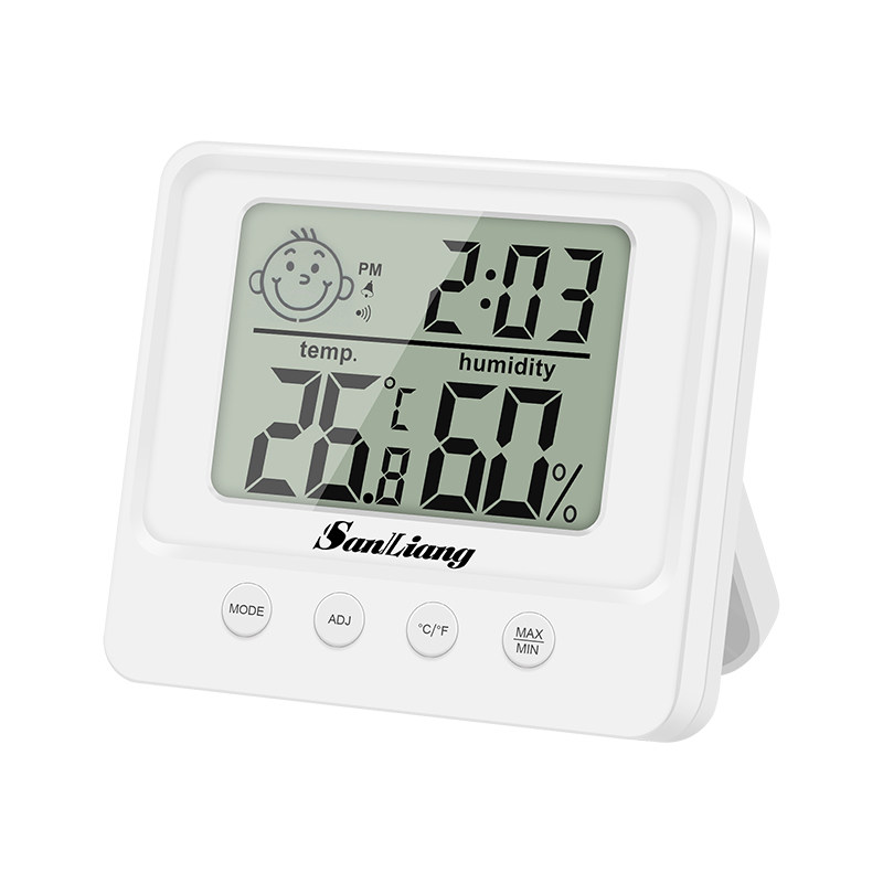 日本三量高精度温度计室内家用精准温湿度计壁挂式温度表室温婴儿