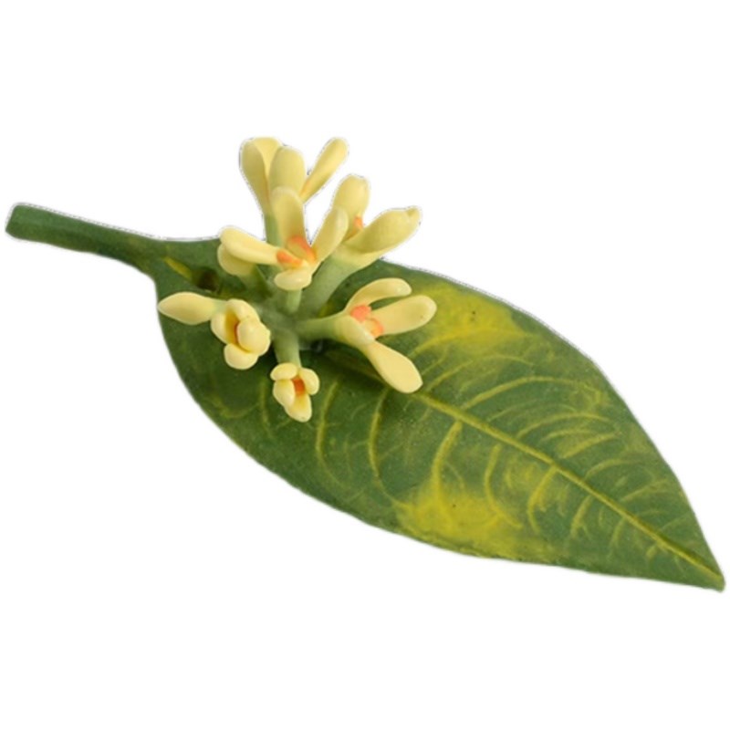 桂花陶瓷花香插摆件精品高档高端纯手工小茶玩茶桌茶盘创意搭配