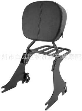 适用哈雷Sportster XL883 1200改装配件 低骑手靠背行李架 04-22