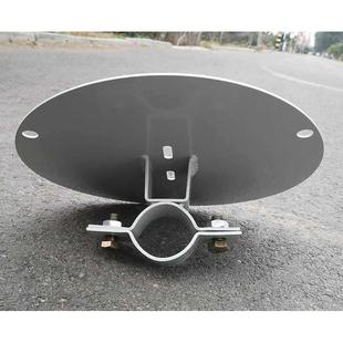 雨量器立柱安装板大筒雪量计气象降水雨量筒托盘立杆固定支架