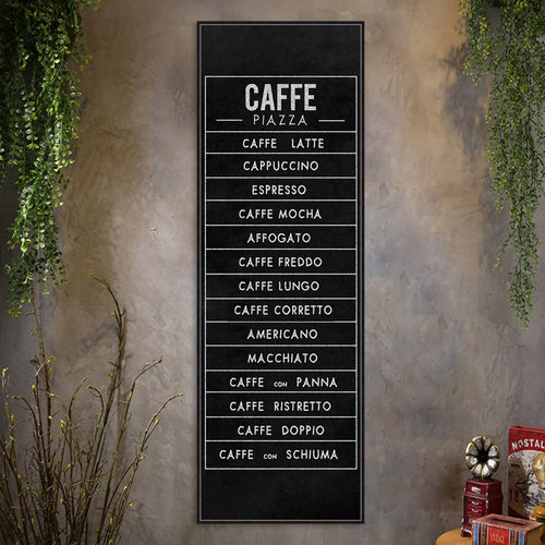 现工代业风装饰画咖啡厅奶茶E西餐厅挂画英文字母CAFF店软装墙饰