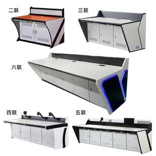 加厚监控操作台监控台指挥中心调度台中控室控制台监控台双三联