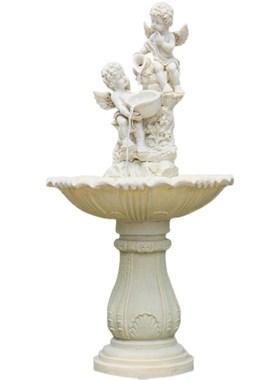 欧式庭院装饰流水喷泉婚庆许愿池别墅客厅阳台鱼池户外园林摆件