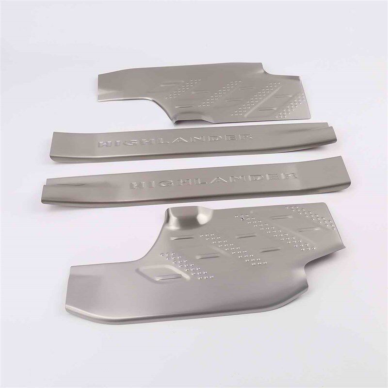 适用于09-14款汉兰达门槛条不锈钢改装迎宾踏板后门槛条踏板改装