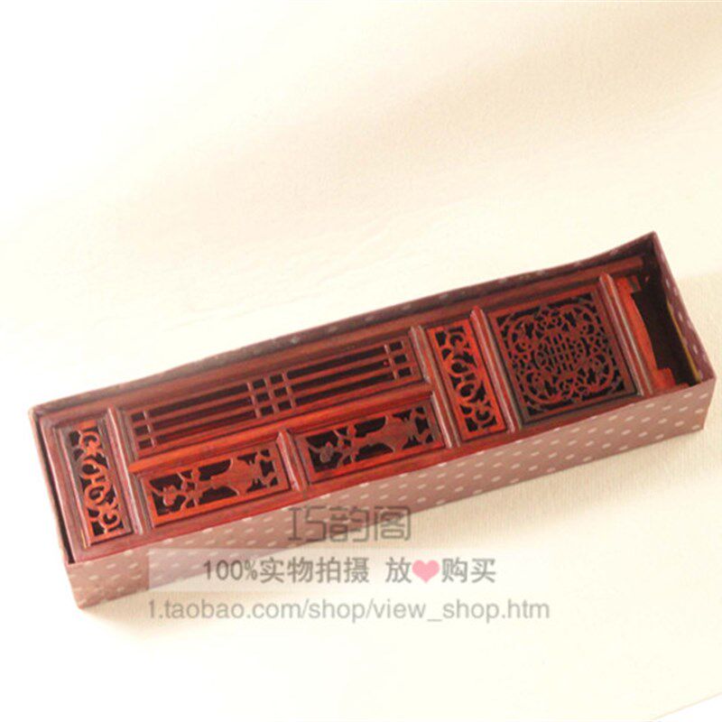 红木工艺实*红酸枝屏风饰中式仿古微型家具*品木雕摆件*家居*品