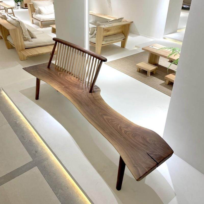 中古风美拉德黑胡桃大板实木中岛椅子原木异形长条凳带靠背温莎椅,模玩/动漫/周边/娃圈三坑/桌游,模型制作工具/辅料耗材,淘宝优惠券,粉丝福利购,淘宝优惠卷