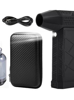 LMM带灯暴力风扇手持高速电动吹风机除尘器跨境吸吹一体涡轮风扇