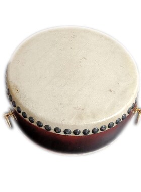 小号铃子鼓1套寺器钟鼓法器3寸中地早晚课助念打击乐院佛堂摆件