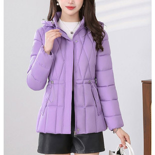 2025冬季新款修身棉衣短款时尚加厚保暖羽绒棉服显瘦棉袄外套