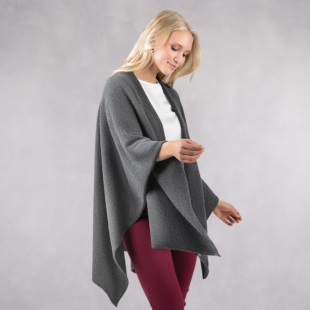 GIESSWEIN美利奴羊毛披肩轻便保暖秋冬御寒神器可当盖毯欧美同款
