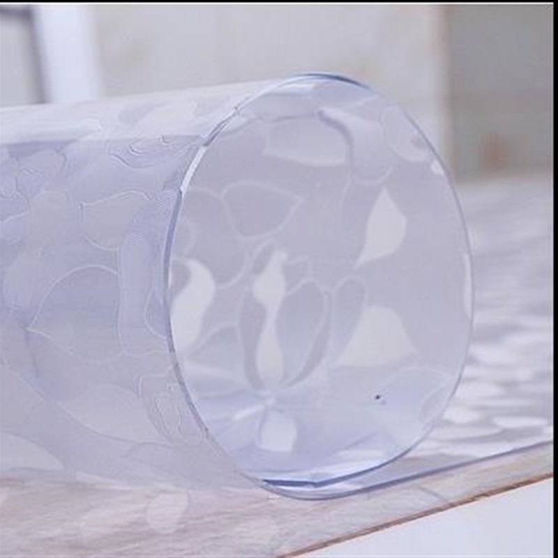 80*180,190PVC塑料软玻璃水明板茶桌餐几垫防水防烫透晶磨砂桌布