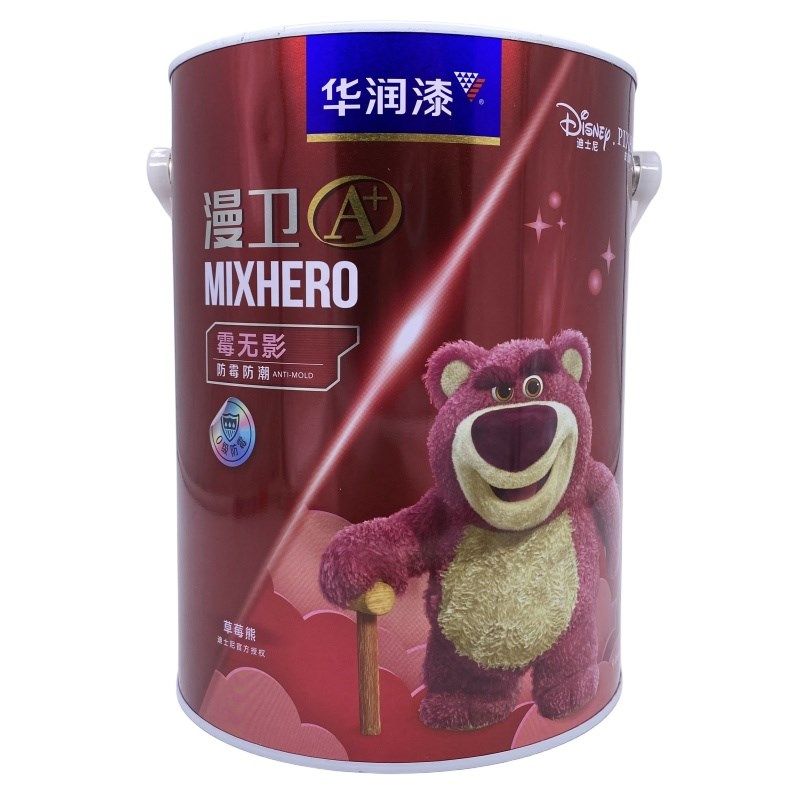 华润漫卫A+霉无影内墙-D E1107113漆5L/优等品 防霉H耐擦超5万次