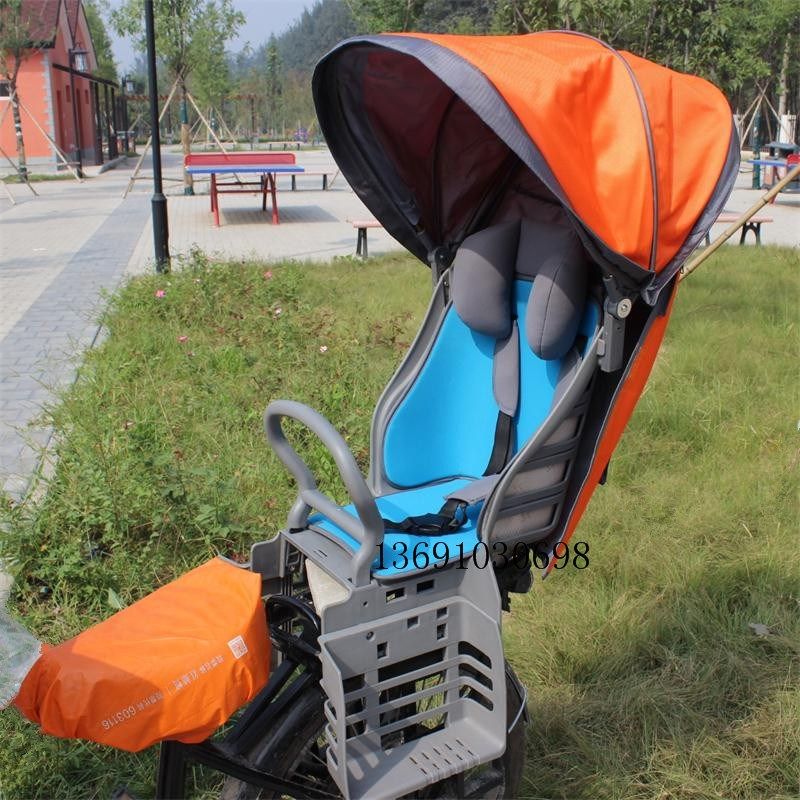 豪华加厚棉车棚蓬子篷电动自行车儿童座椅棉雨棚保暖带脚套车棚