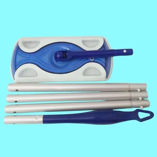 大号拖把静电除尘纸专用地板瓷砖手动客厅夹固式 胶棉平板拖把头