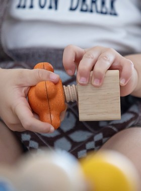 plan儿童拧螺丝组装玩具益智木制宝宝动手玩具礼物5455